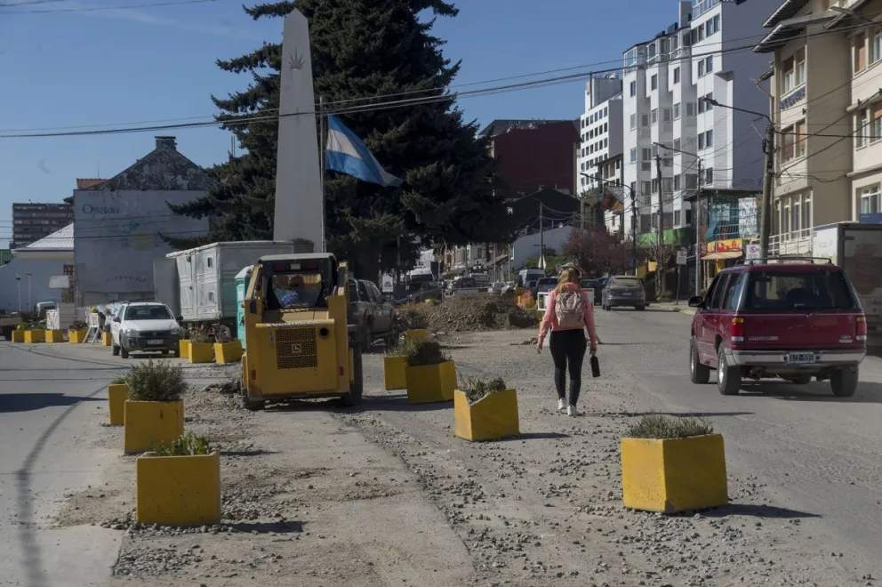 Siguen los cambios de circulación en calle San Martín