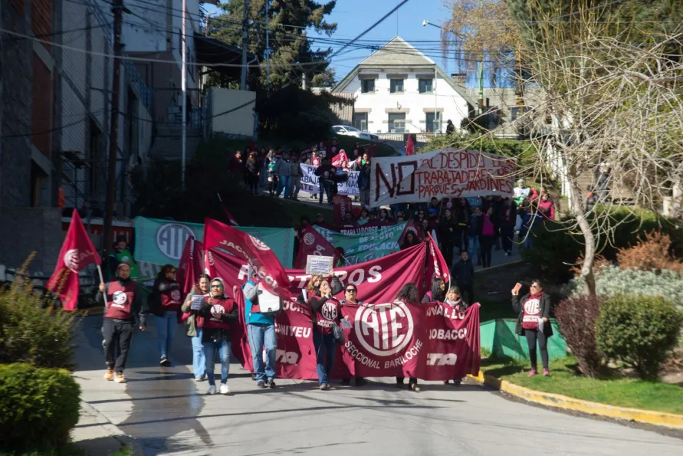 Arrancó el paro total de ATE y en Bariloche hubo movilización
