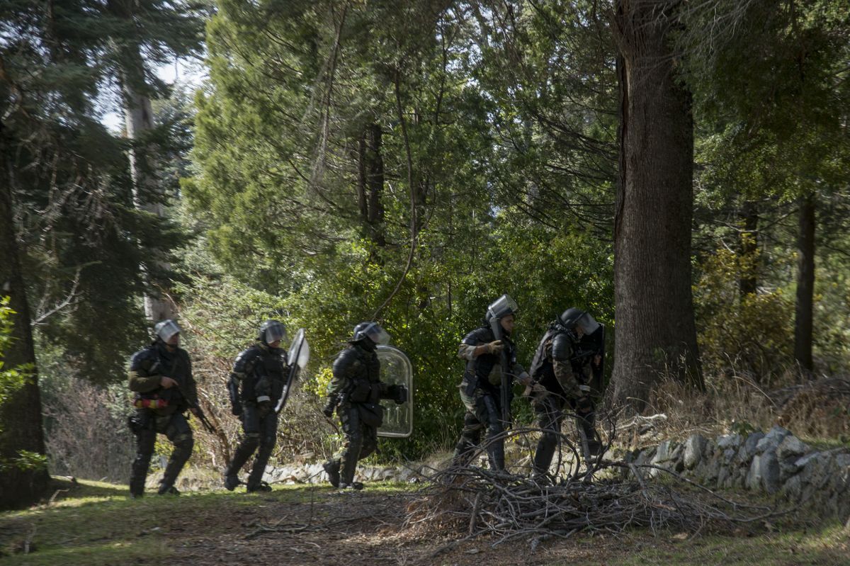 Trasladaron a Bariloche a las cuatro mujeres detenidas en Villa Mascardi