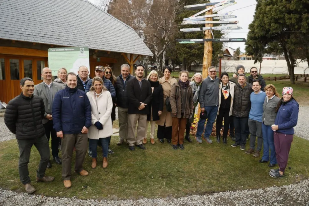 Distinguieron a la comitiva de Aspen que está de visita en Bariloche