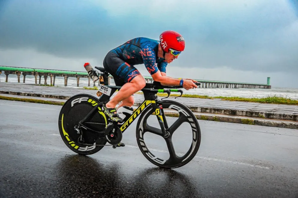 Guille Garcia brilló en su décimo Ironman 70.3 de Pucón