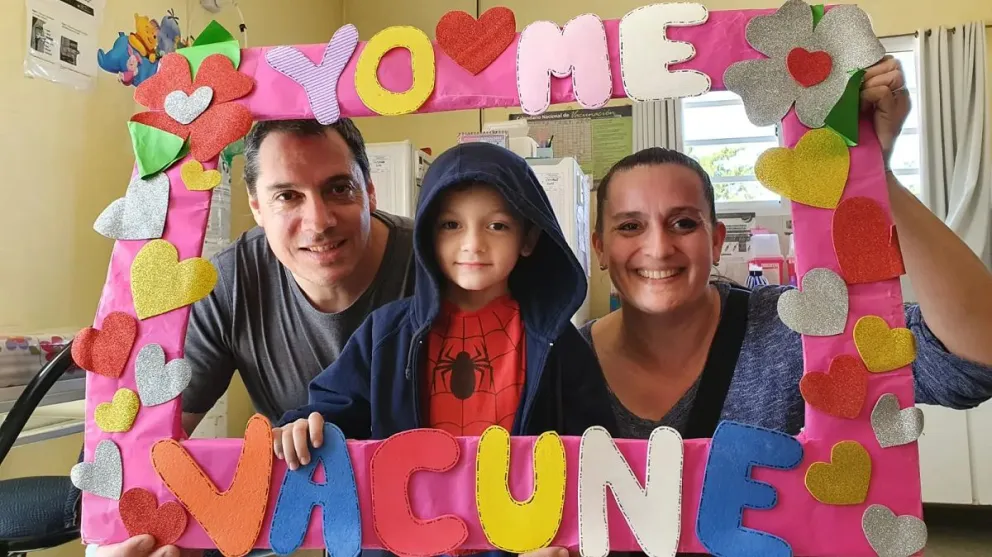 Ya se vacunaron más de 9.000 niños contra el sarampión, rubeola y polio