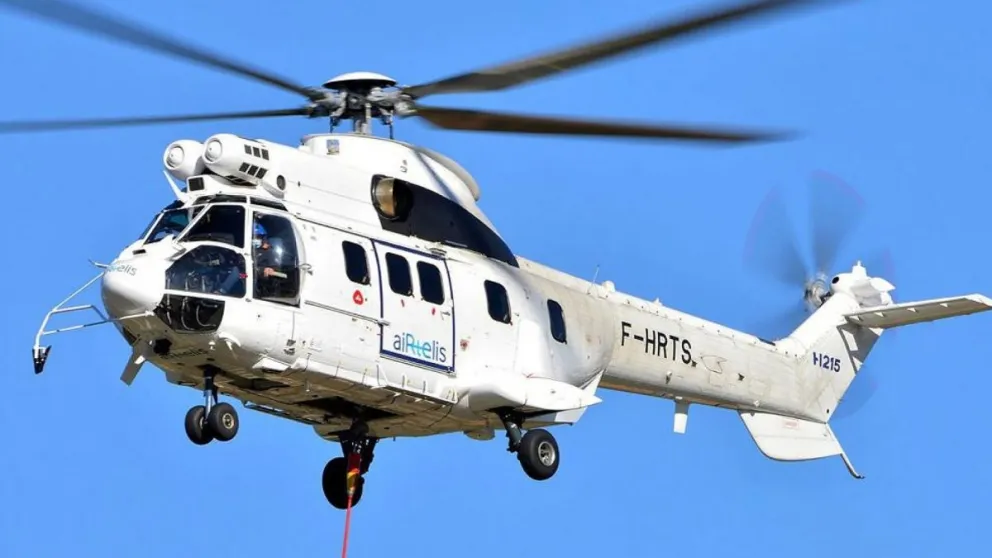Suman un helicóptero francés para combatir incendios forestales