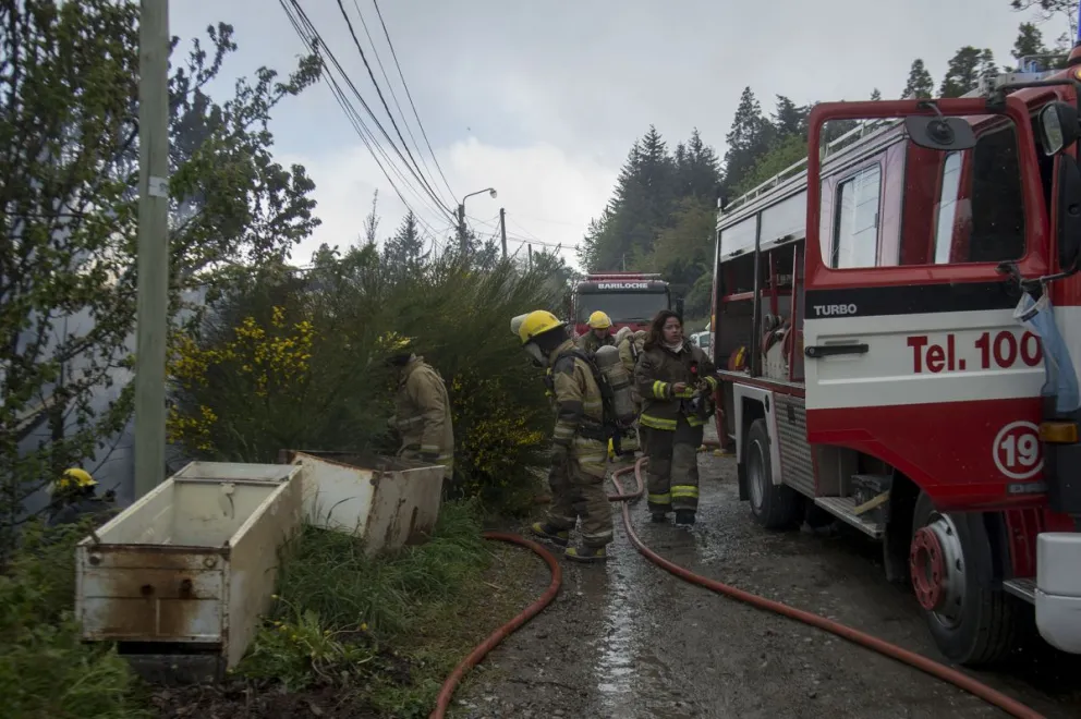 Incendio en una vivienda en calle Vilcapugio al 1500