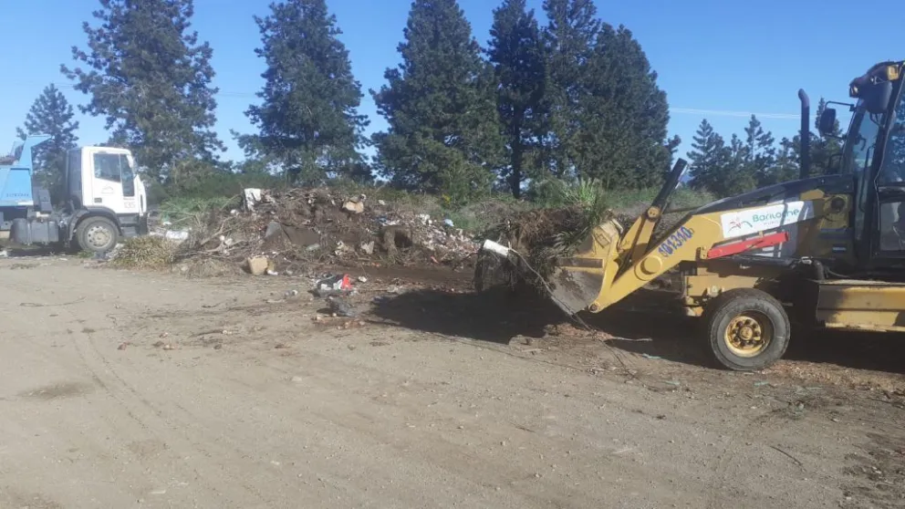 Luego de sacar seis camiones con basura, vuelven a arrojar residuos en un predio de Esandi