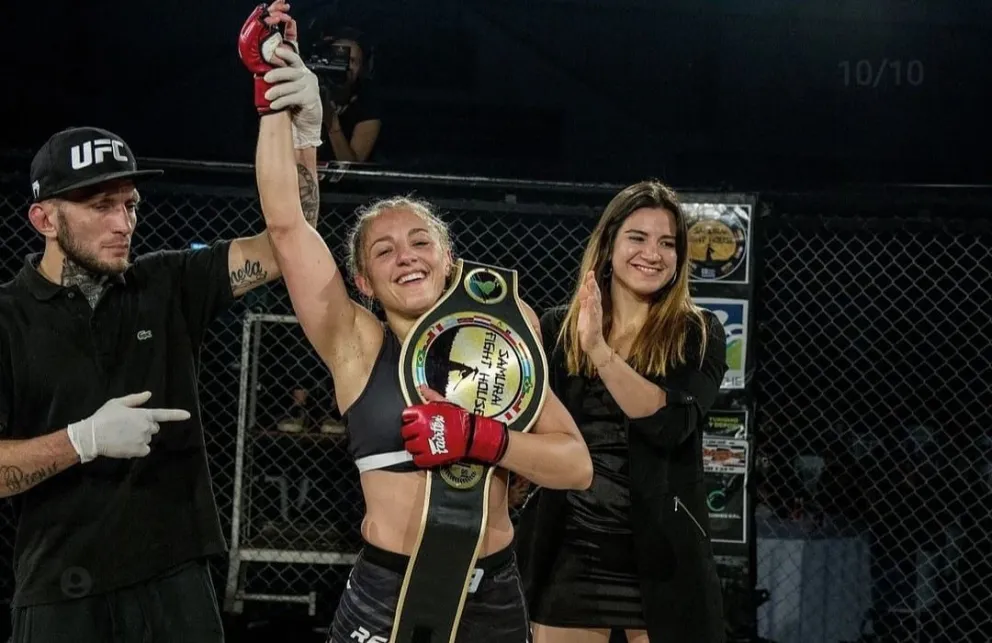 Gabriela Campo brilló en casa y tienen en sus manos el cinturón sudamericano