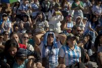La Seleccion Argentina vuelve a tener su aguante en el Centro Cívico