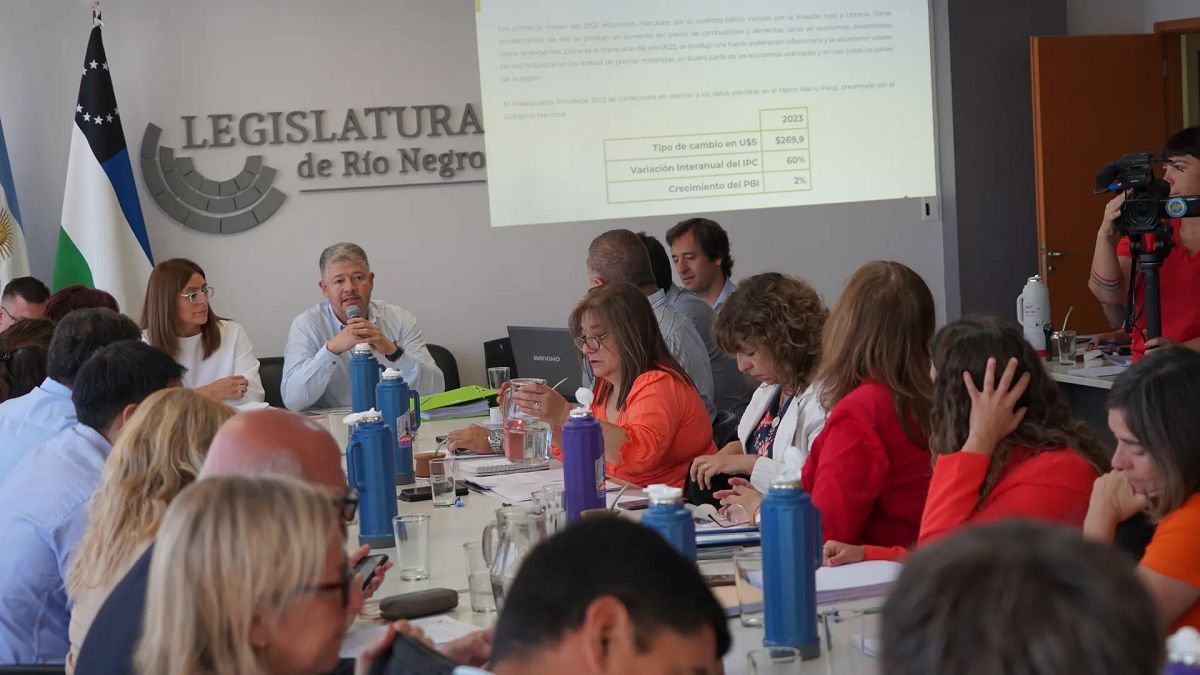 Presentaron el proyecto de presupuesto 2023 para Río Negro