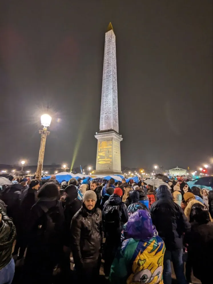 Así se vivió la victoria de Argentina en Francia 