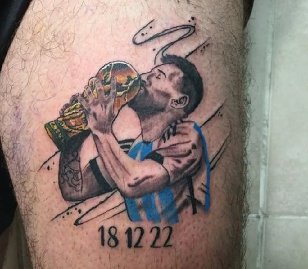 Messi, lo más pedido en tatuajes después del Mundial