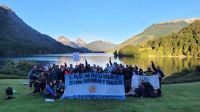 Juan Grabois inició una protesta “no violenta” en Lago Escondido