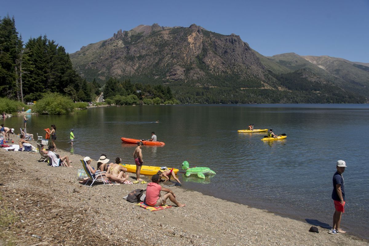 Llegó el calor a Bariloche, ¿hasta cuándo?