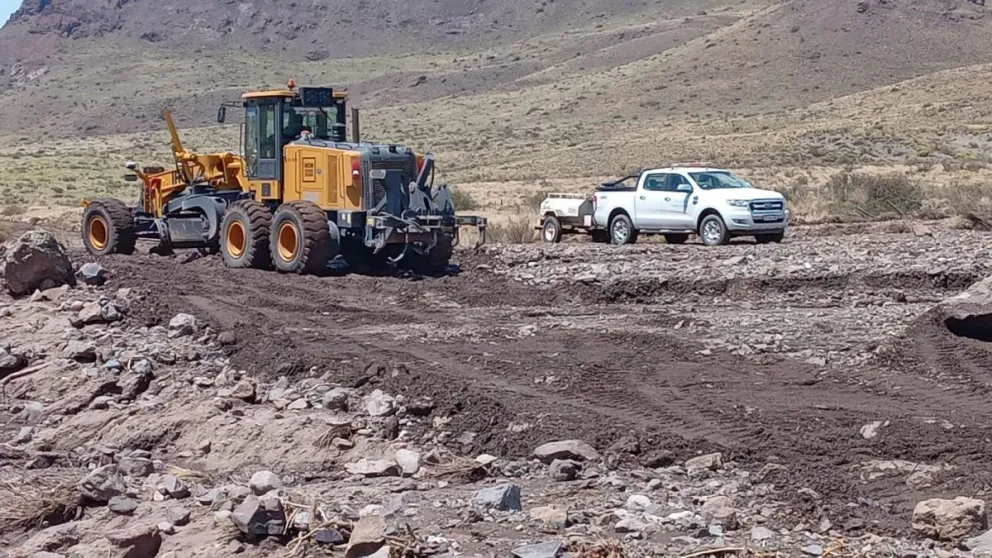 Tras el alud, volvieron a habilitar el tránsito entre Ñorquinco y El Maitén