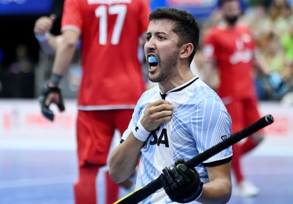 Con doblete de Facu Navarro, Argentina tuvo un histórico debut en Sudáfrica