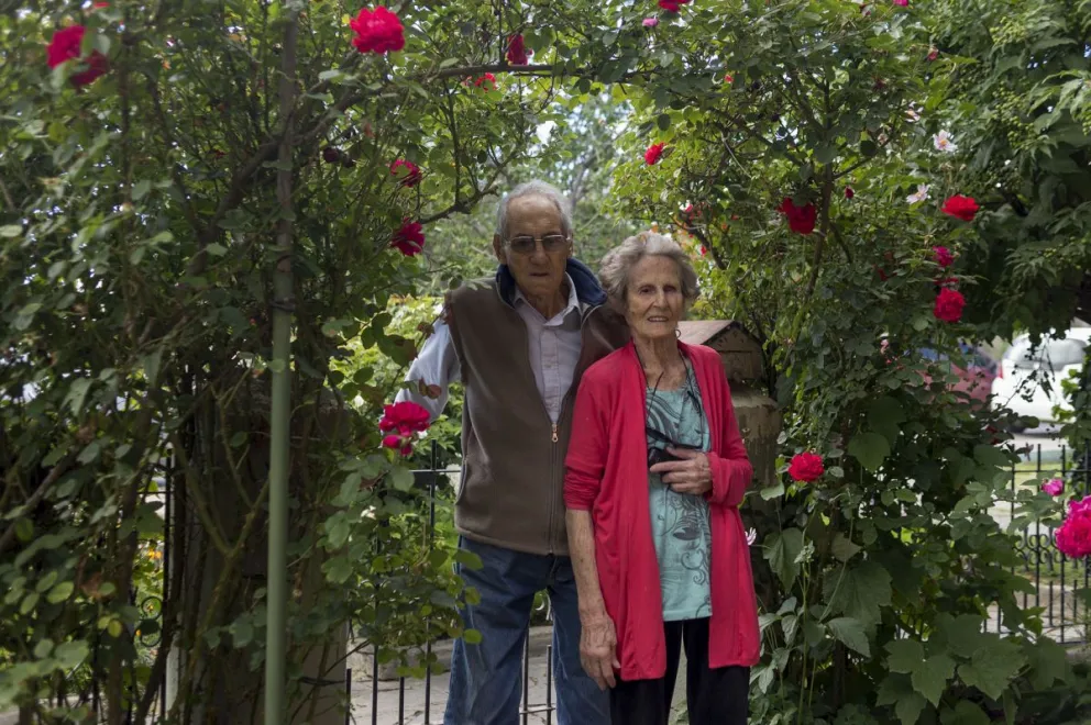Carmen y Vicente estuvieron casados por 65 años y formaron una gran familia. Foto: archivo Marcelo Martínez.