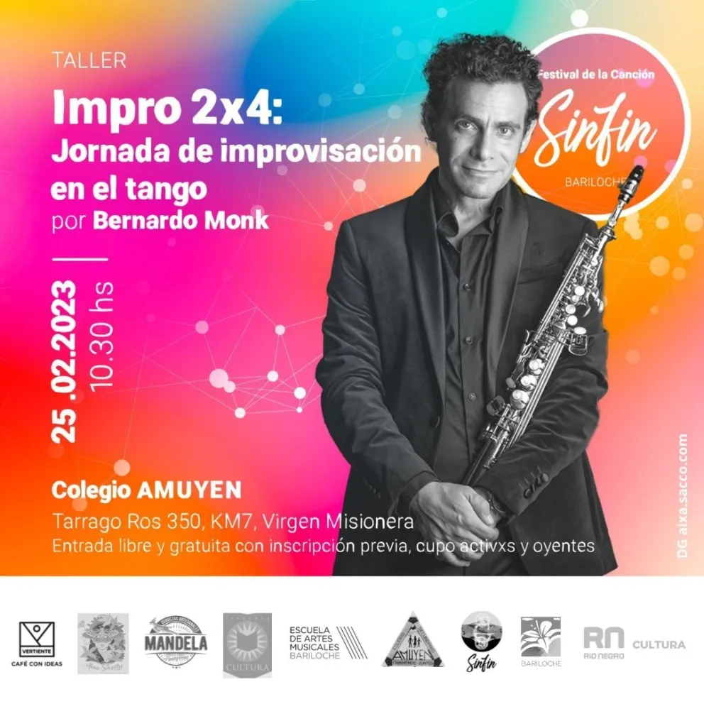 Bernardo Monk abre un nuevo ciclo de La Canción Sin Fin en Bariloche