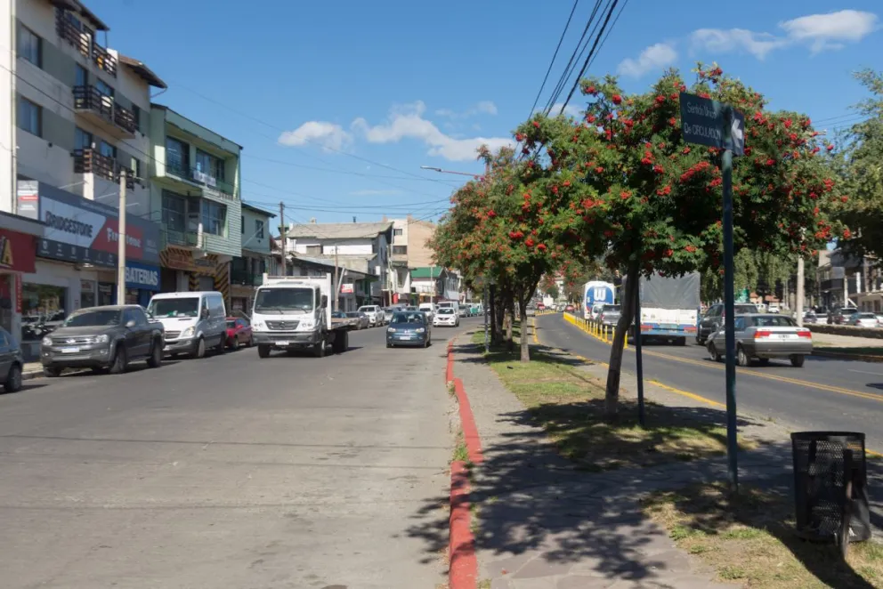 Las cámara observaron a la pareja empujando su auto por la zona del Ñireco. Foto ilustrativa: Marcelo Martínez