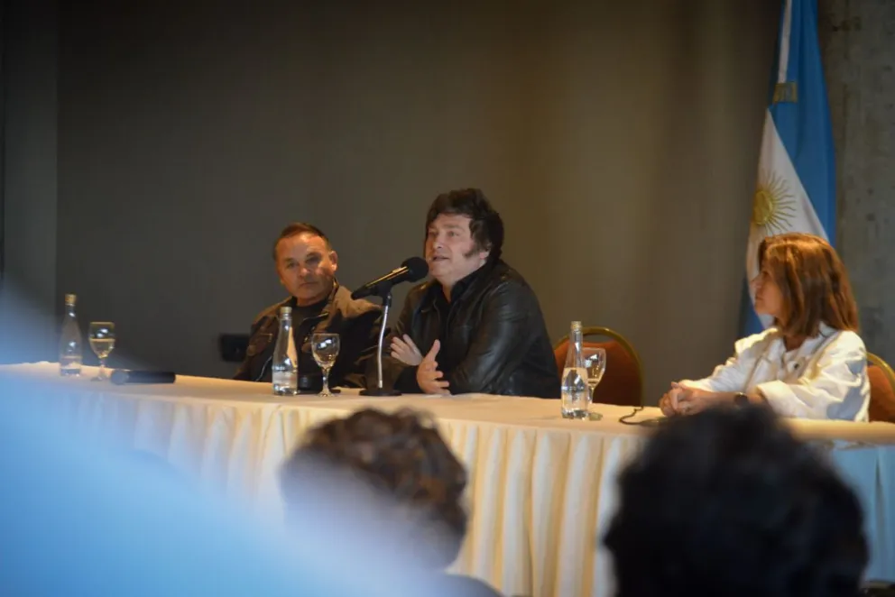 Milei en Bariloche: "estamos trabajando por una verdadera agenda anti-inflacionaria"