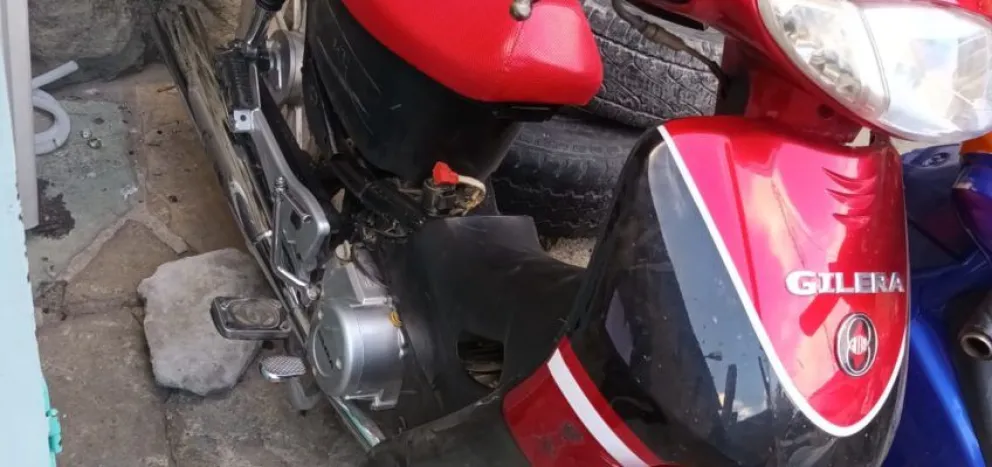 Se robó una moto robada y terminó detenido