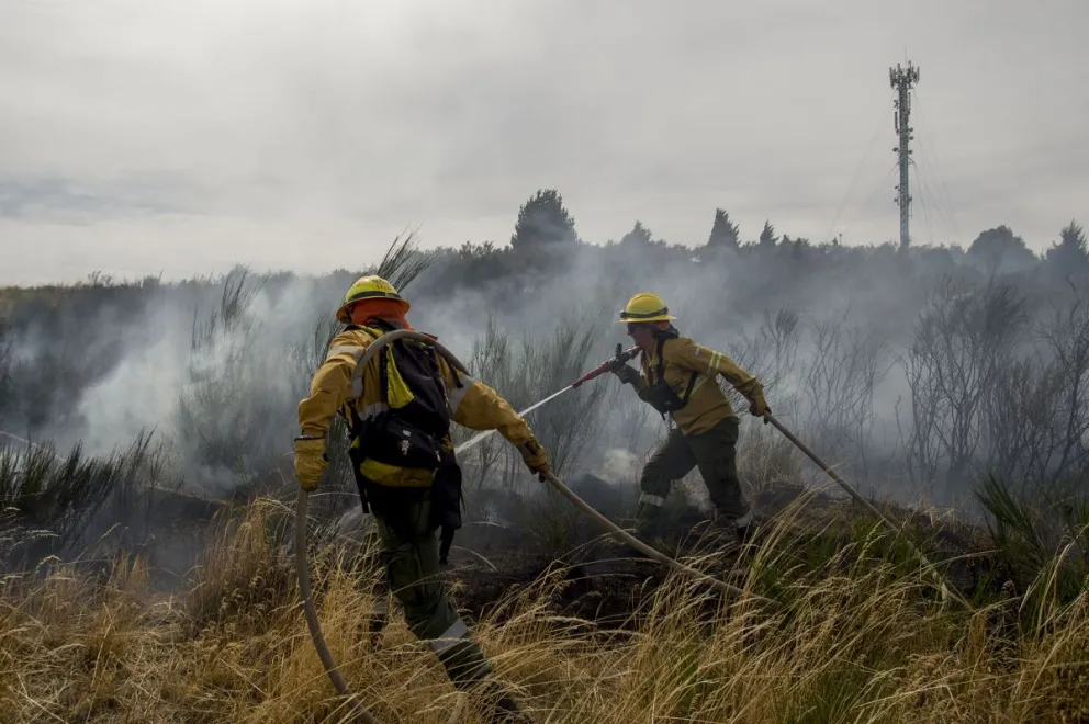Incendio en el barrio Vuriloche IV