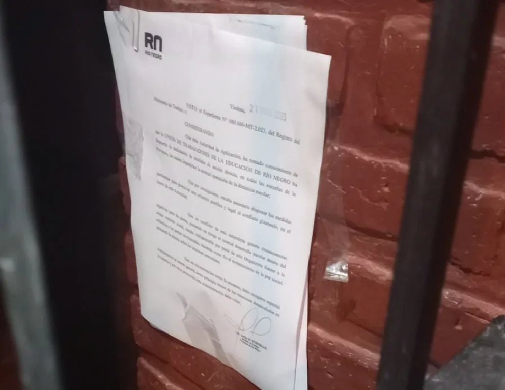 El Ministerio de Trabajo apunta contra UnTER: “Están al borde de la ilegalidad”