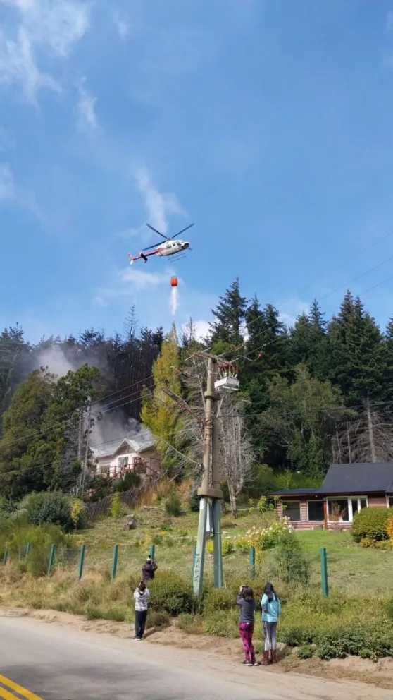 Un incendio en el kilómetro 20 alertó a los vecinos