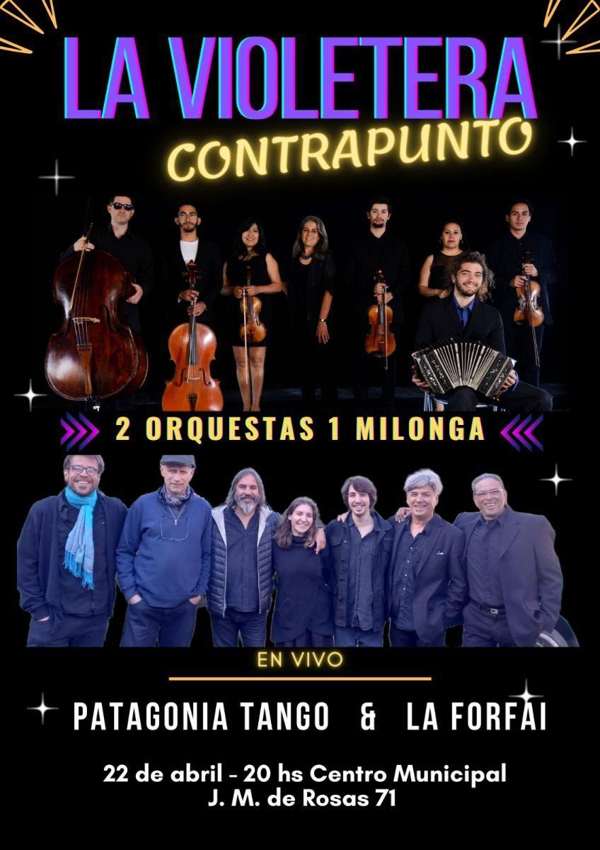 La Orquesta Típica Patagonia Tango presenta el primer Contrapunto de la Patagonia
