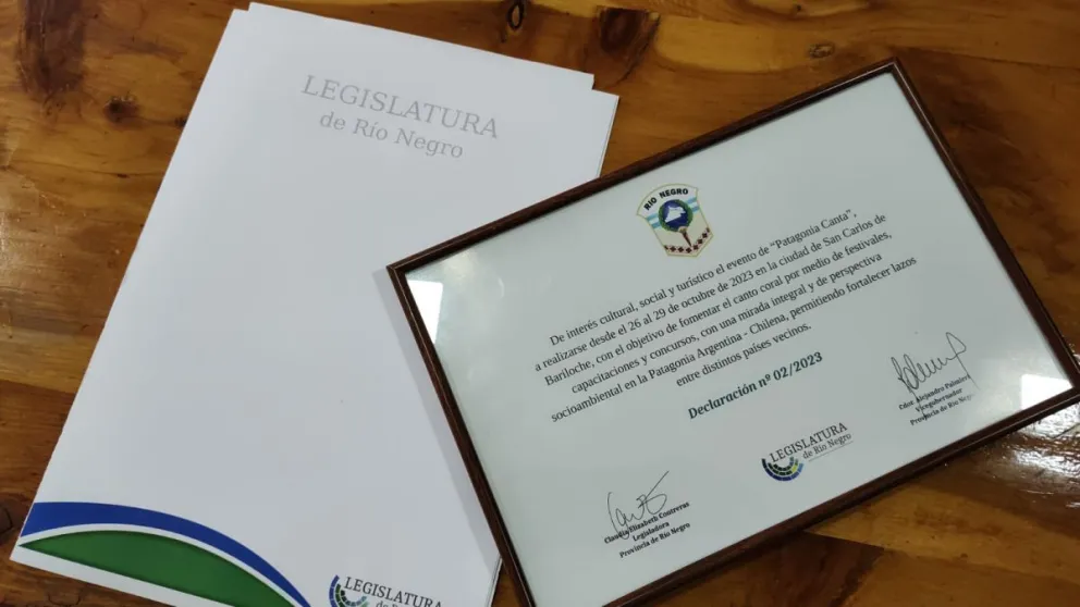 "Patagonia Canta" fue declarado de interés cultural 