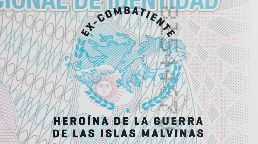 Ya se encuentra disponible el nuevo diseño de DNI para héroes de Malvinas