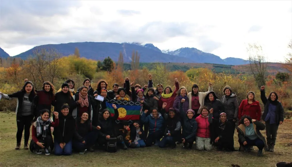 La Comisión Organizadora del 36 Encuentro visitó a mujeres mapuche de la Lof Inaley