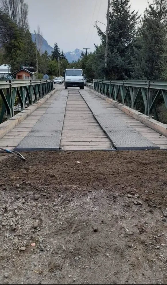 Quedó habilitado el puente de Colonia Suiza