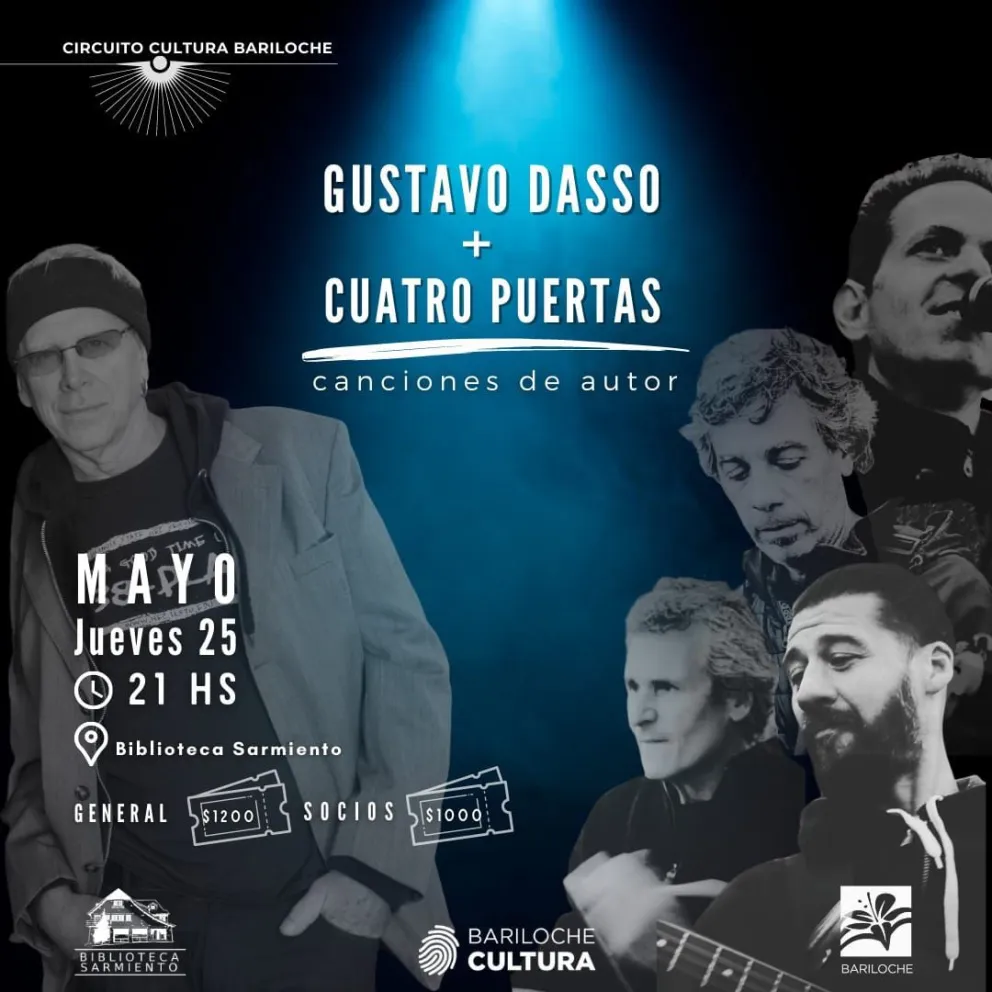 Llega una nueva propuesta musical de la mano del Circuito Cultura Bariloche