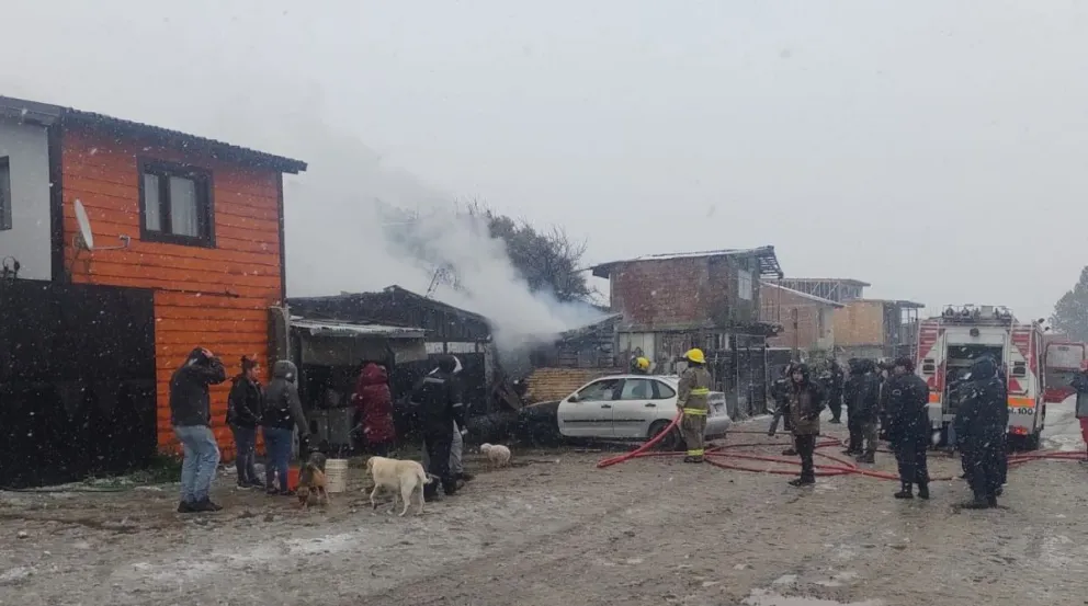 Se incendió una casa en el barrio 28 de Abril