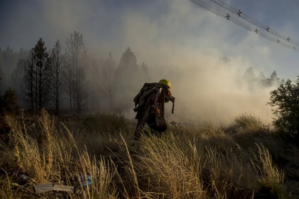 Prohibido total hacer fuego tanto en campings como en viviendas particulares. Foto: Marcelo Martinez