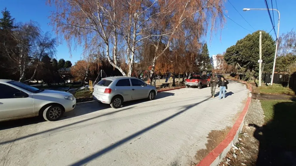 Tras 75 días de obra, calle Saavedra fue pavimentada 