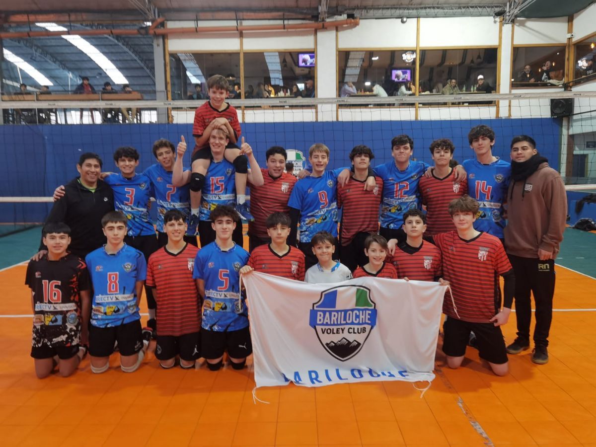 Bariloche Voley Club sumó un tricampeonato en la Liga de Menores